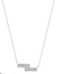 Sylvie Rose Diamond Stair Step Necklace
DANA REBECCA 14k white gold minimalist